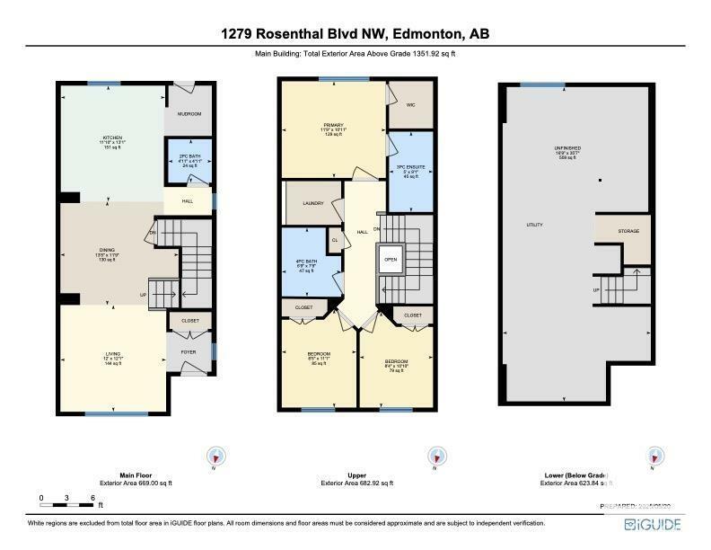 Property Photo: 1279 Rosenthal Boulevard NW AB T5T 7N7