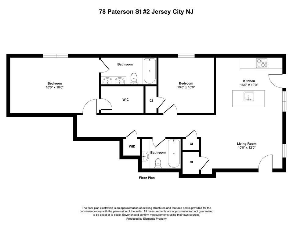 Property Photo: 78 Paterson St 2 NJ 07307