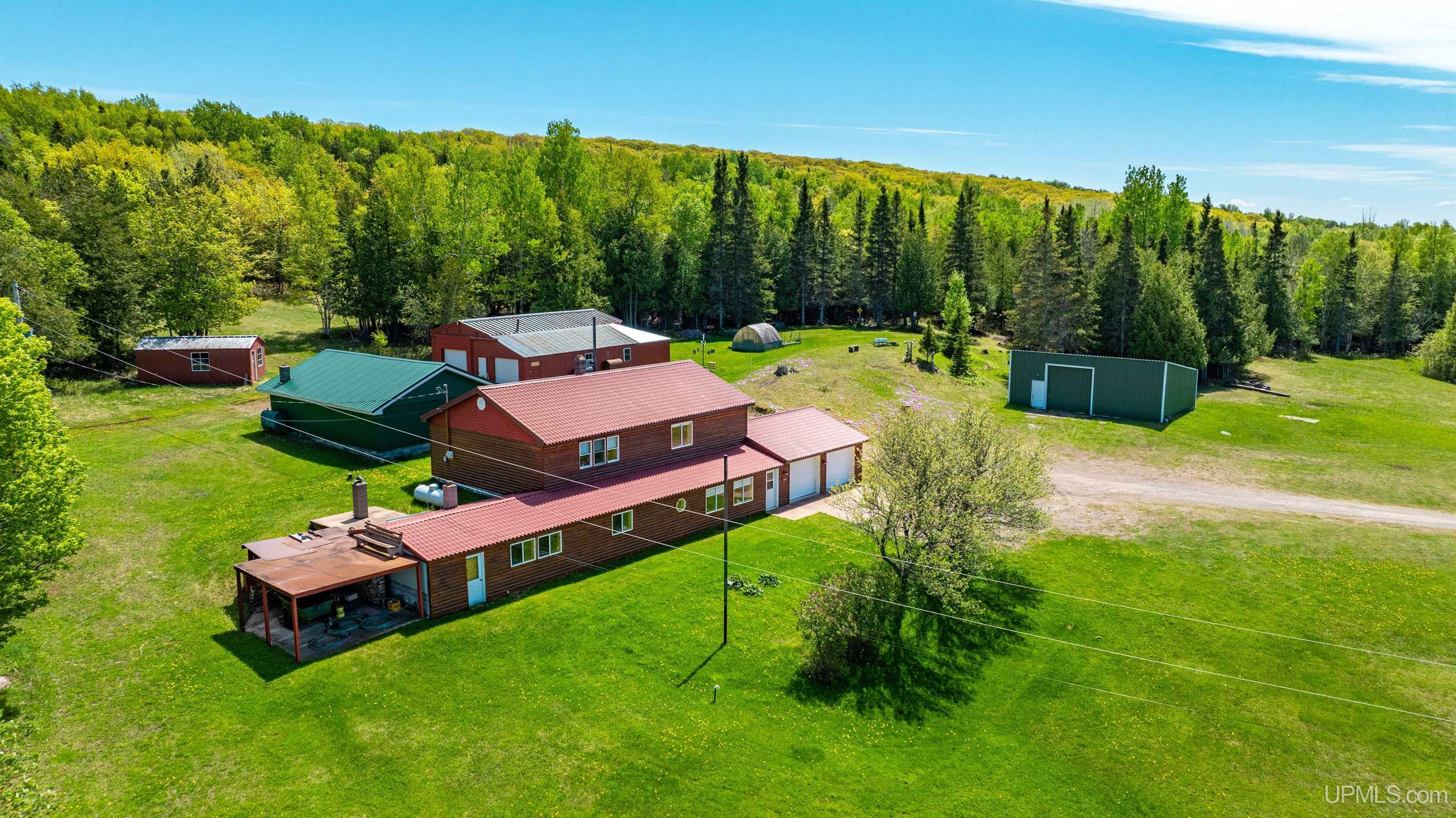 Property Photo:  1120 Dextrom Road  MI 49913 