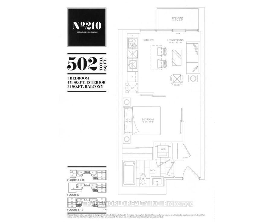 Property Photo: 210 Simcoe Street 703 ON M5T 0A9