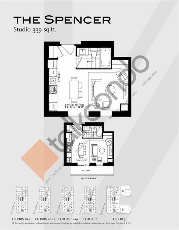 Property Photo: 955 Bay Street 2206 ON M5S 2A2