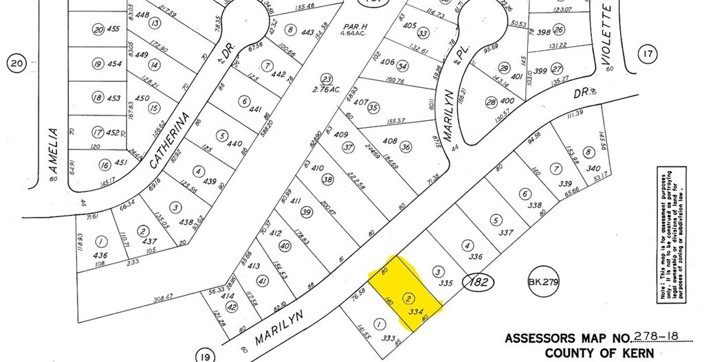 Property Photo:  0 Marilyn Drive  CA 93505 