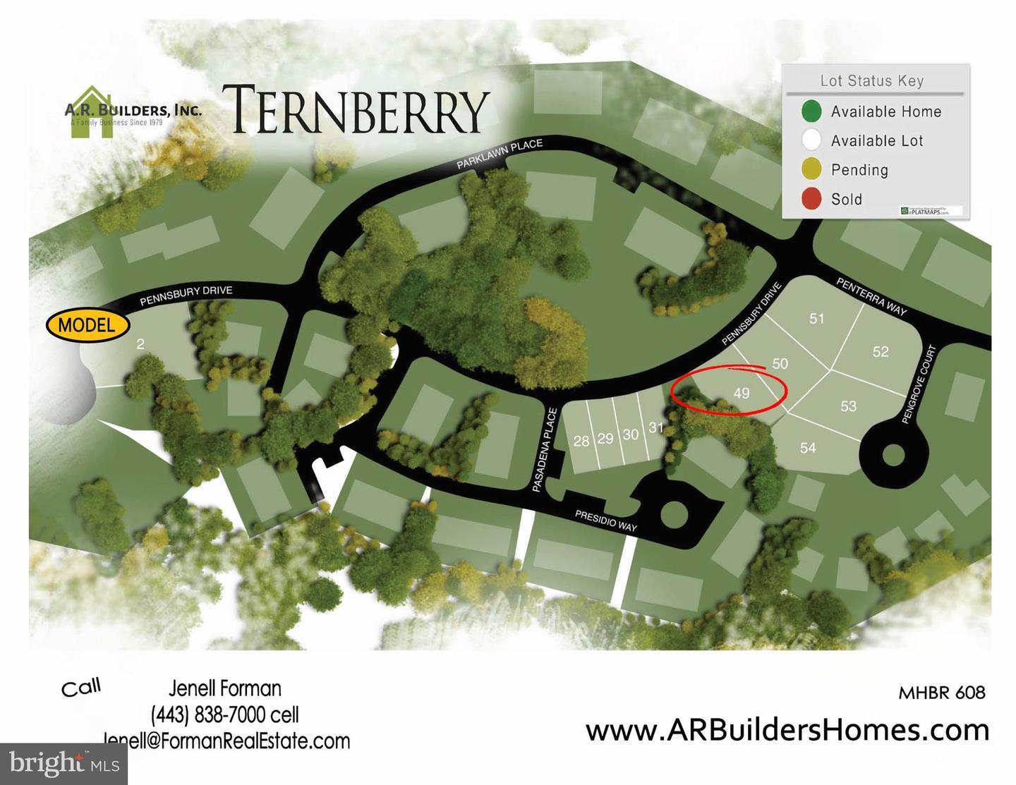 Property Photo: 16201 Pennsbury Drive Lot 49 MD 20716