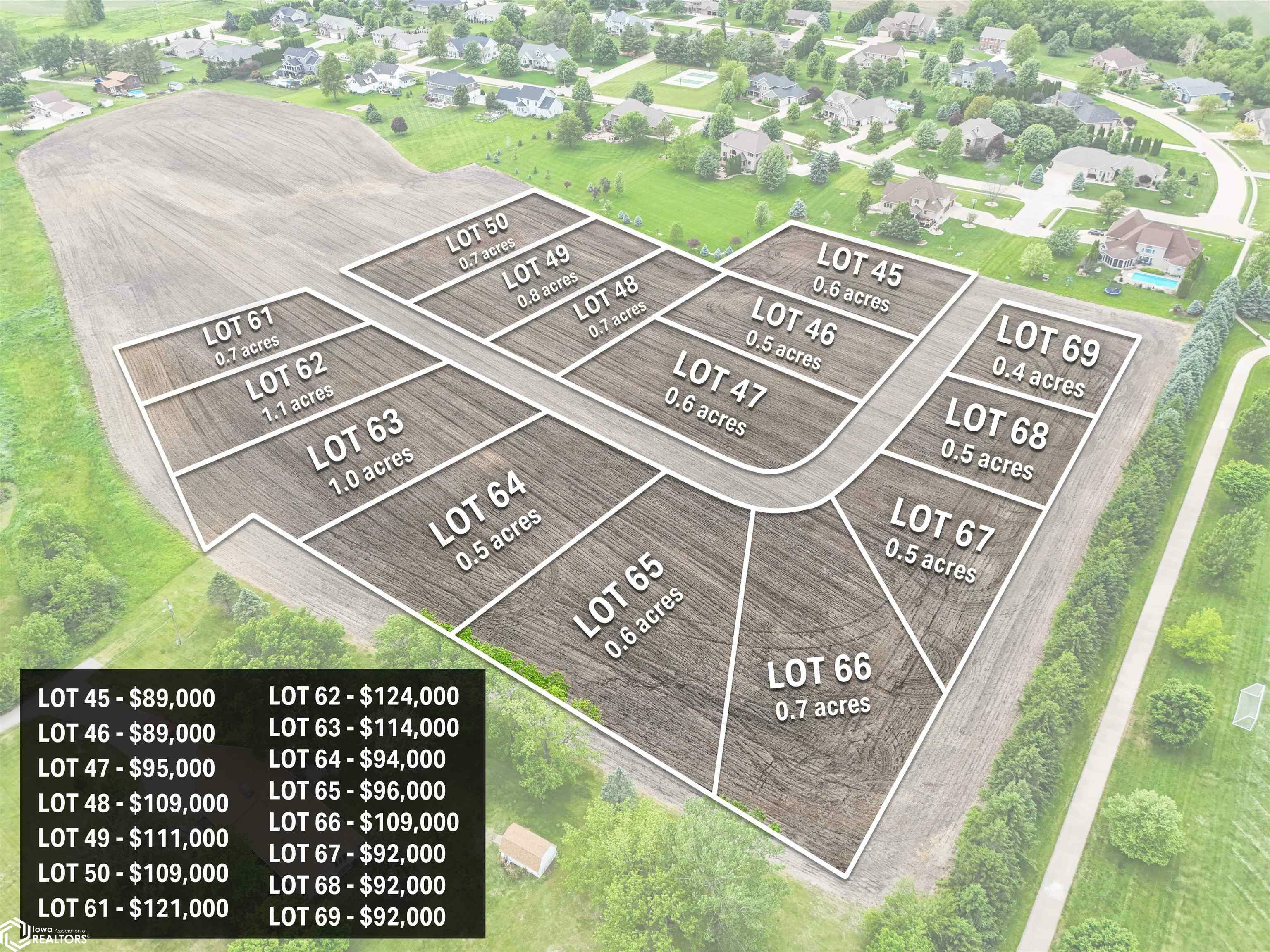 Property Photo: Lot 66 Stonebriar Drive IA 52601