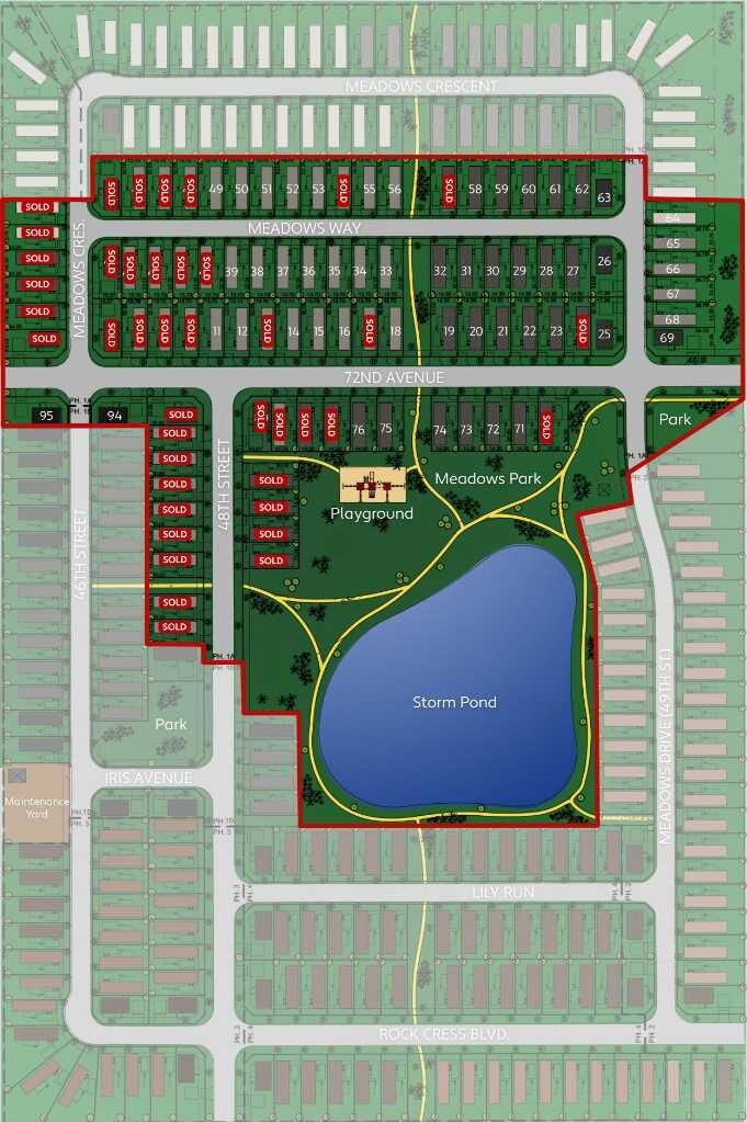 Property Photo: 29 Meadows Way AB T1G 0G7
