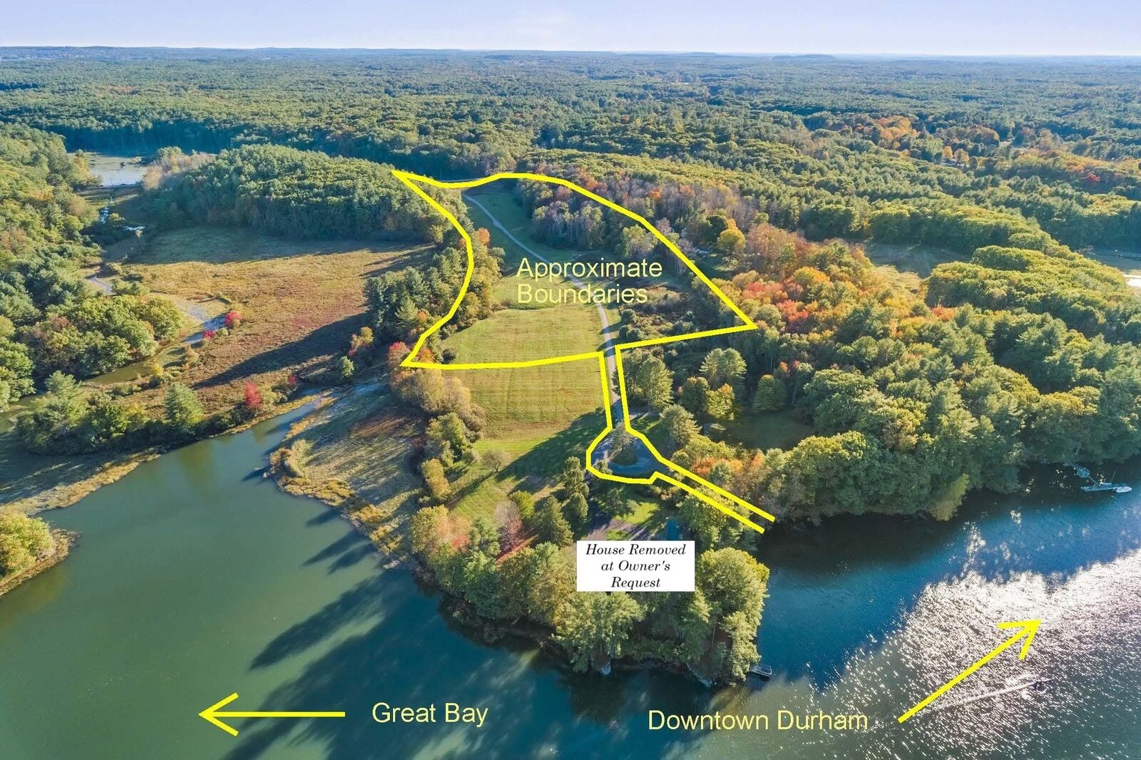 Property Photo: 65 Durham Point Road NH 03824