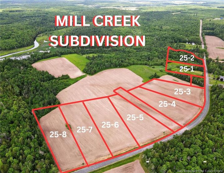 Property Photo:  Lot 25-3 Mill Creek Road  NB E4S 4H5 