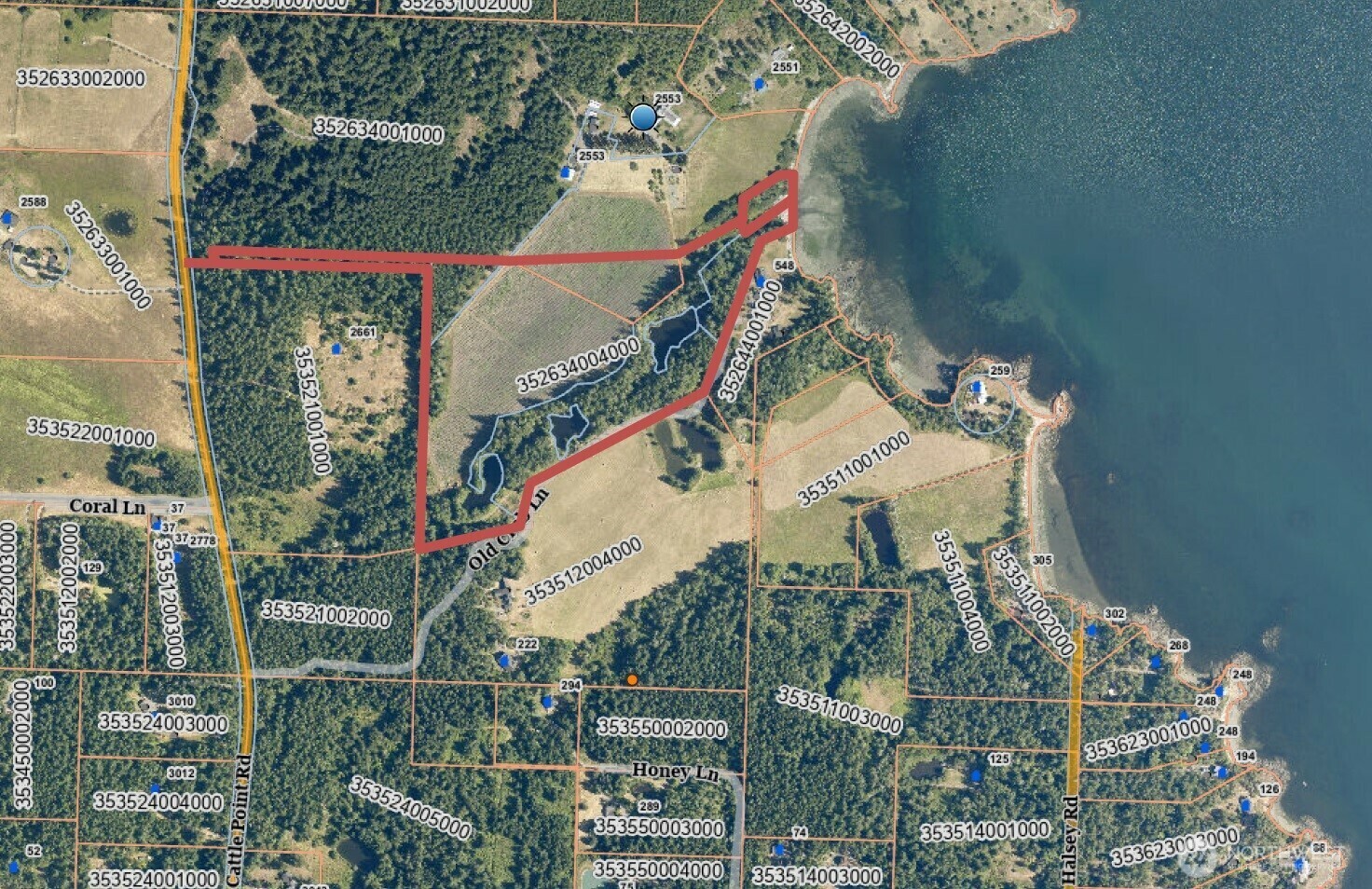 Property Photo:  0  Cattle Point Road  WA 98250 