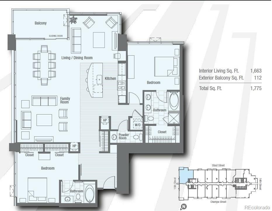 Property Photo:  891 14th Street 1709  CO 80202 