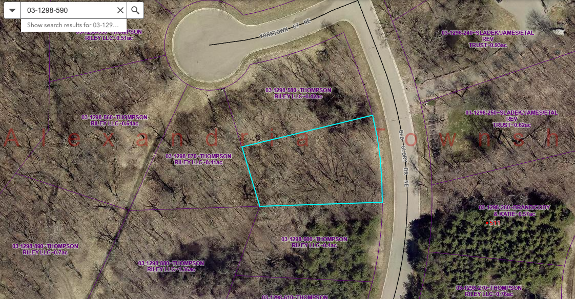 Property Photo:  Lot 14 Block 2 Old Glory Drive NE  MN 56308 