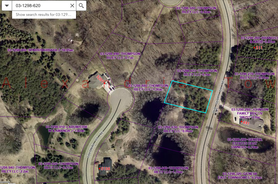 Property Photo:  Lot 17 Block 2 Old Glory Drive NE  MN 56308 