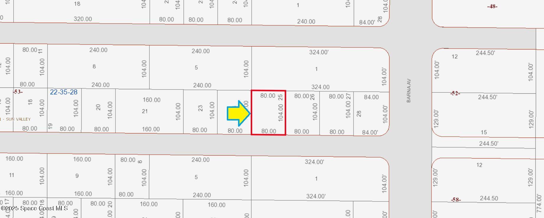 Property Photo: 0000 No Access 15th Terrace FL 32780