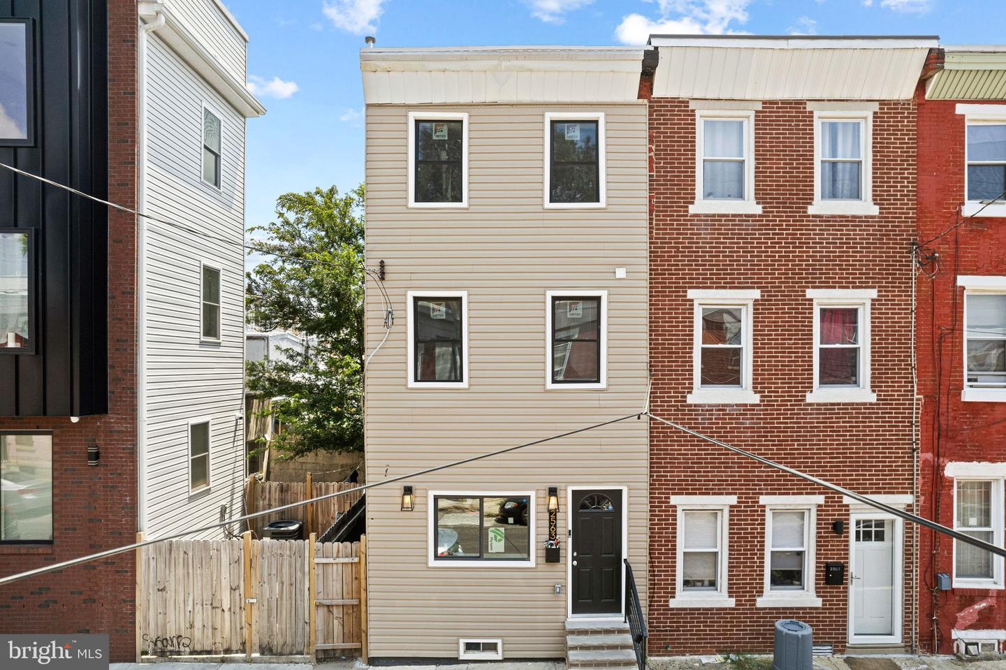 Property Photo: 2563 Emerald Street PA 19125
