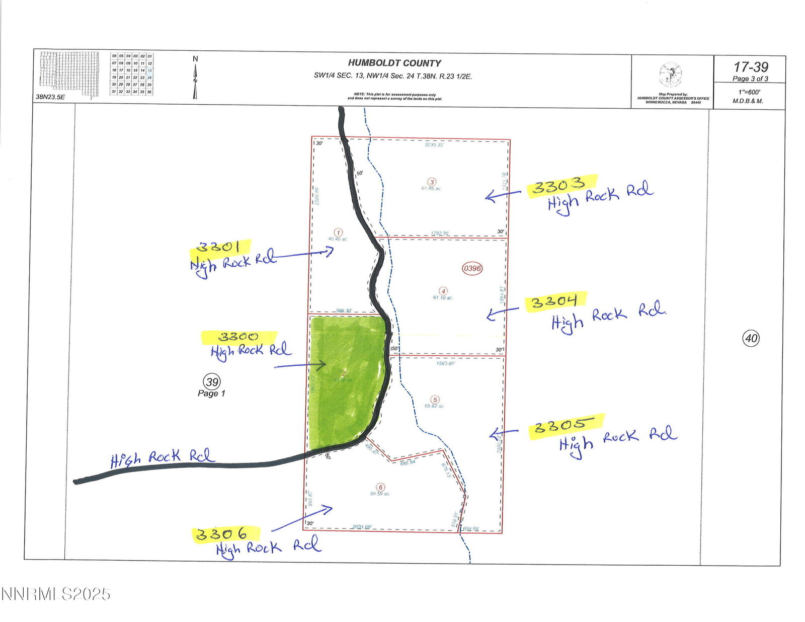 Property Photo:  3304 High Rock Road  NV 89412 