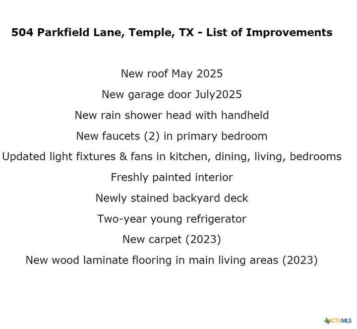 Property Photo:  504 Parkfield Lane  TX 76502 