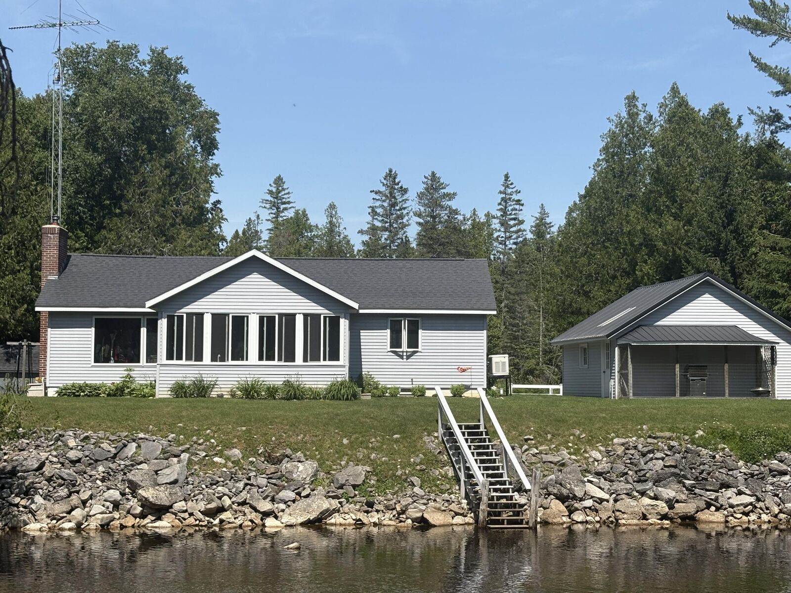 Property Photo:  W12151 East River Rd  MI 49762 