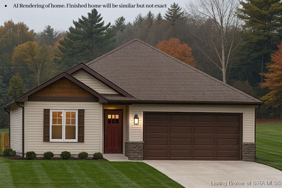 Property Photo:  1470 Solar Street Lot 1  IN 47170 