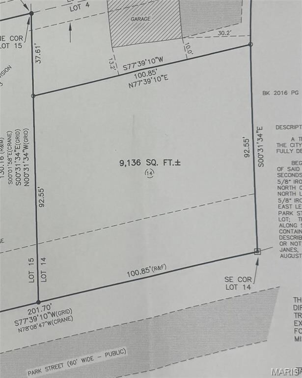 Property Photo:  Lot 14 Park Street  MO 63456
