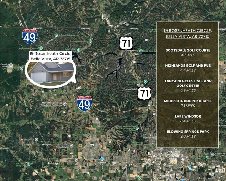 Property Photo:  19 Rosenheath Circle  AR 72715 