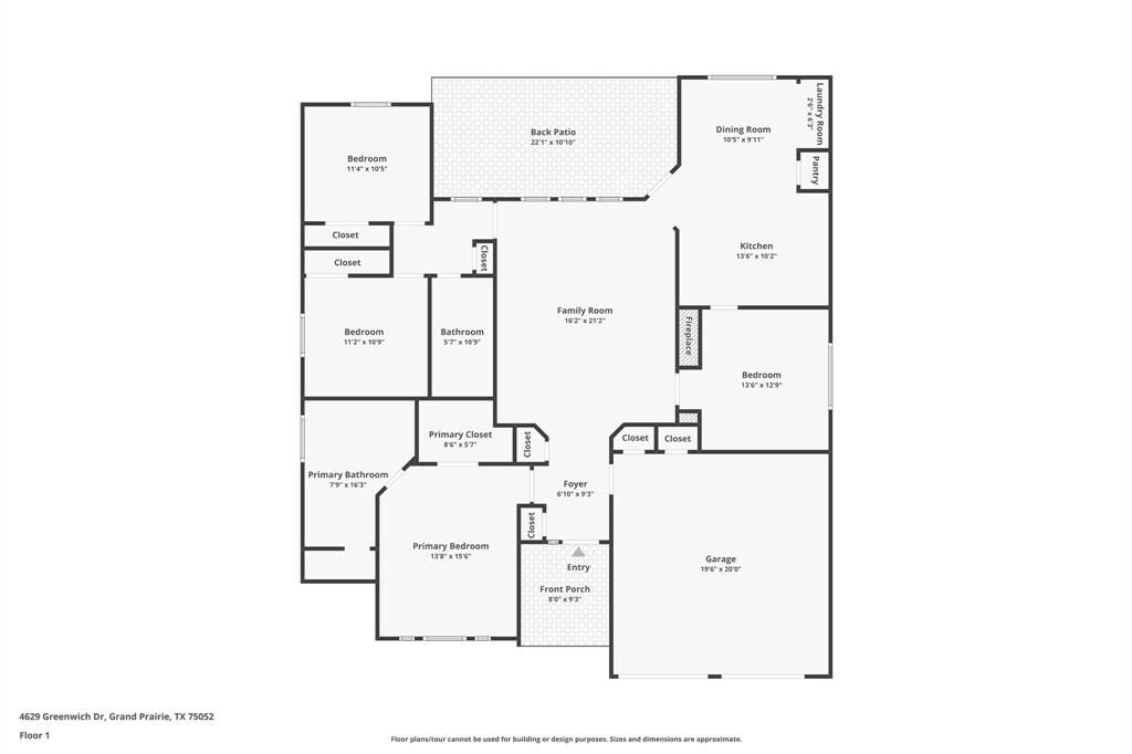 Property Photo: 4629 Greenwich Drive TX 75052