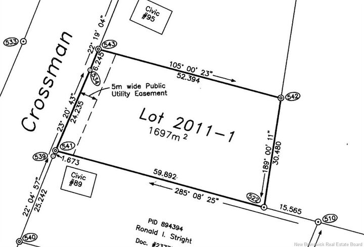 Property Photo:  Lot Crossman Road  NB E4L 3V8 