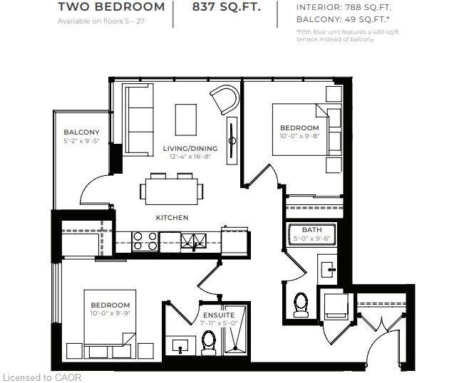 Property Photo:  108 Garment Street 708  ON N2G 3B2 
