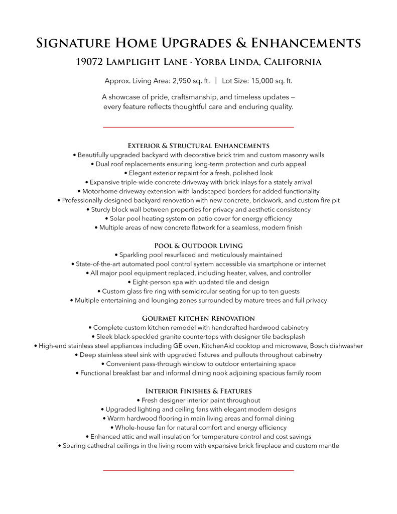 Property Photo:  19072 Lamplight Lane  CA 92886 