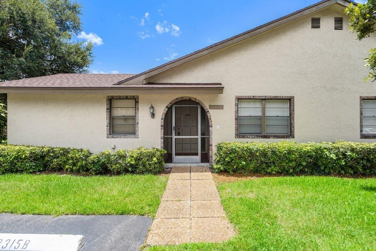 Property Photo:  23315 SW 54th Way B  FL 33433 