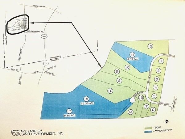 Property Photo: Lot 11 Ridgeview Terrace MA 01077