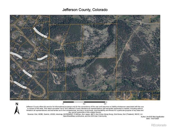 Property Photo: 9626 Wallow Ct CO 80433