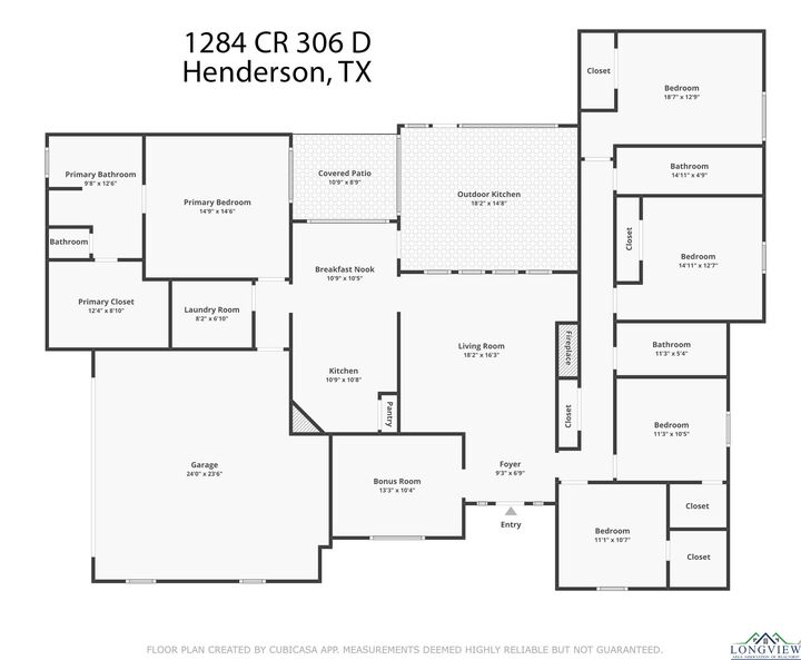 Property Photo:  1284 Cr 306 D  TX 75654-5076 