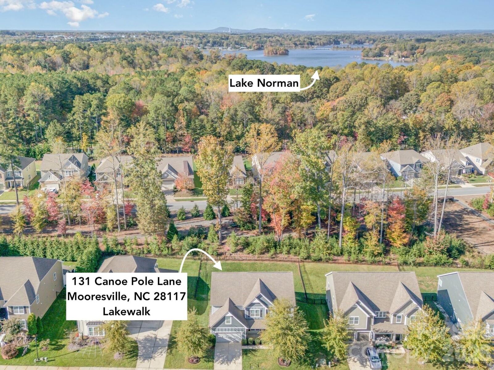 Property Photo:  131 Canoe Pole Lane  NC 28117 