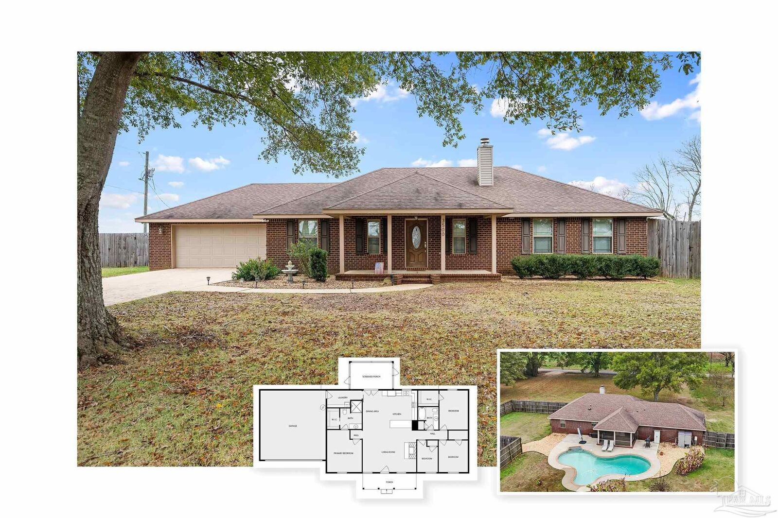 Property Photo:  3500 Hazel Godwin Rd  FL 32565 