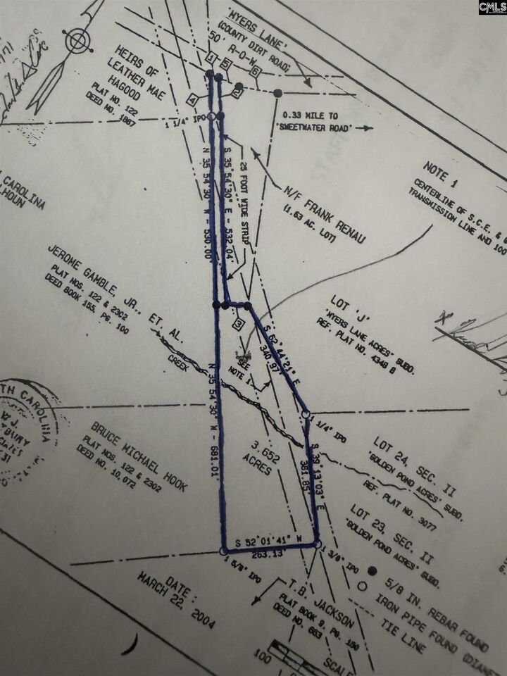 Property Photo:  0 Myers Lane Myers  SC 29135 