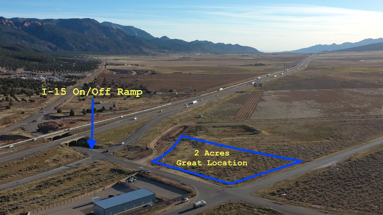Property Photo:  2 Acres I-15 Exit  UT 84720 