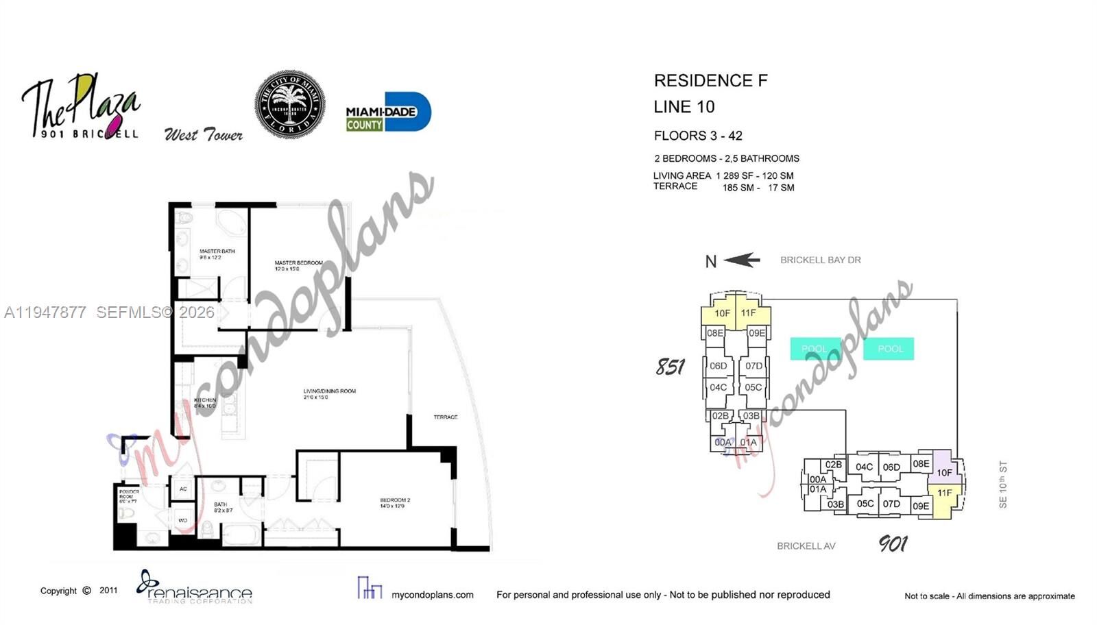 Property Photo: 951 Brickell Ave 1110 FL 33131