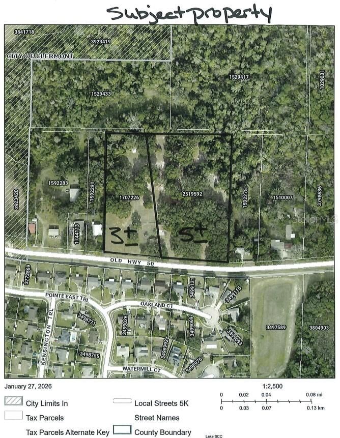 Property Photo:  15817 Old Highway 50  FL 34711 