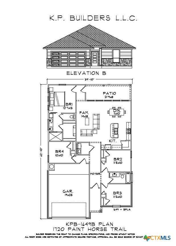 Property Photo:  1720 Paint Horse Trail  TX 76548 