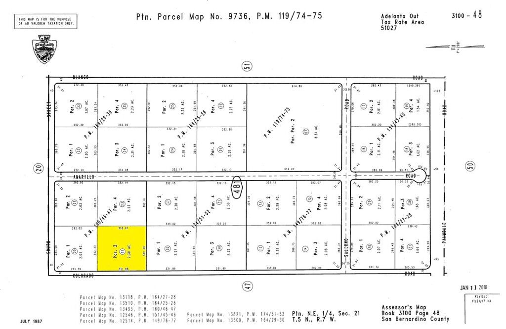 Property Photo:  0 Colorado Road  CA 92372 