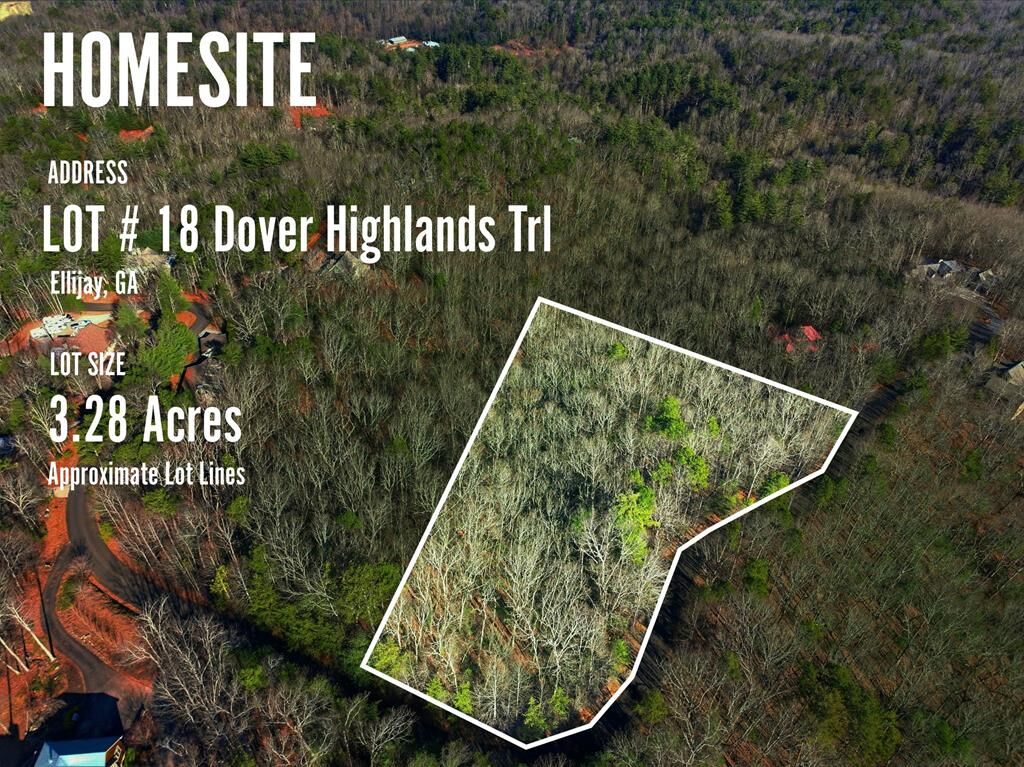 Property Photo:  Lot 18 Dover Highlands Trail  GA 30540 