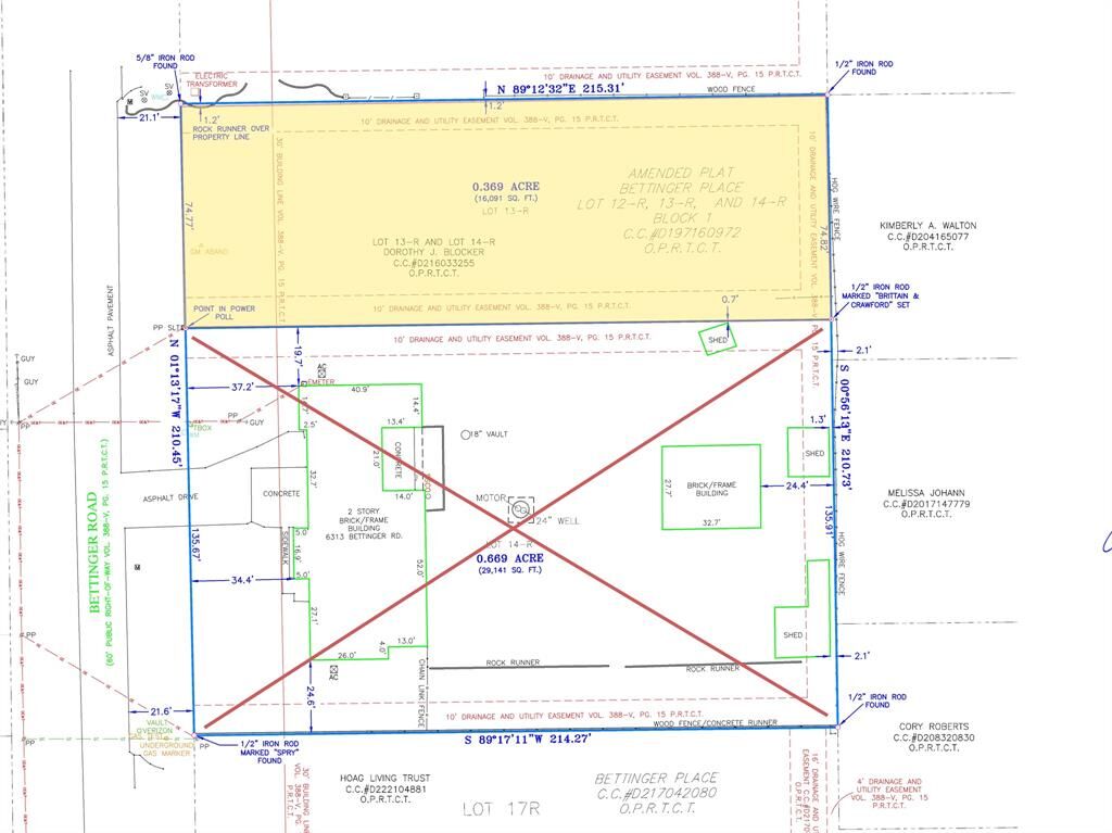 Property Photo:  Lot 13R Bettinger Drive  TX 76034 