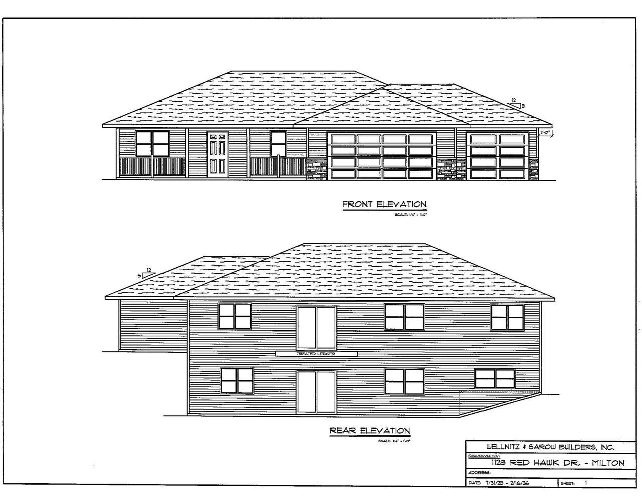 Property Photo:  1128 Red Hawk Drive  WI 53563 