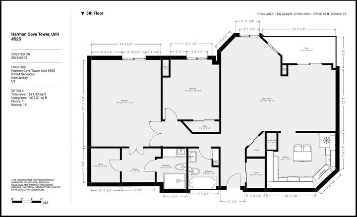 Property Photo: 525 Harmon Cove Tower 525 NJ 07094