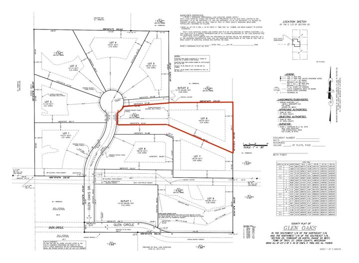 Property Photo:  Lot 6 Glen Oaks Drive  WI 54022 