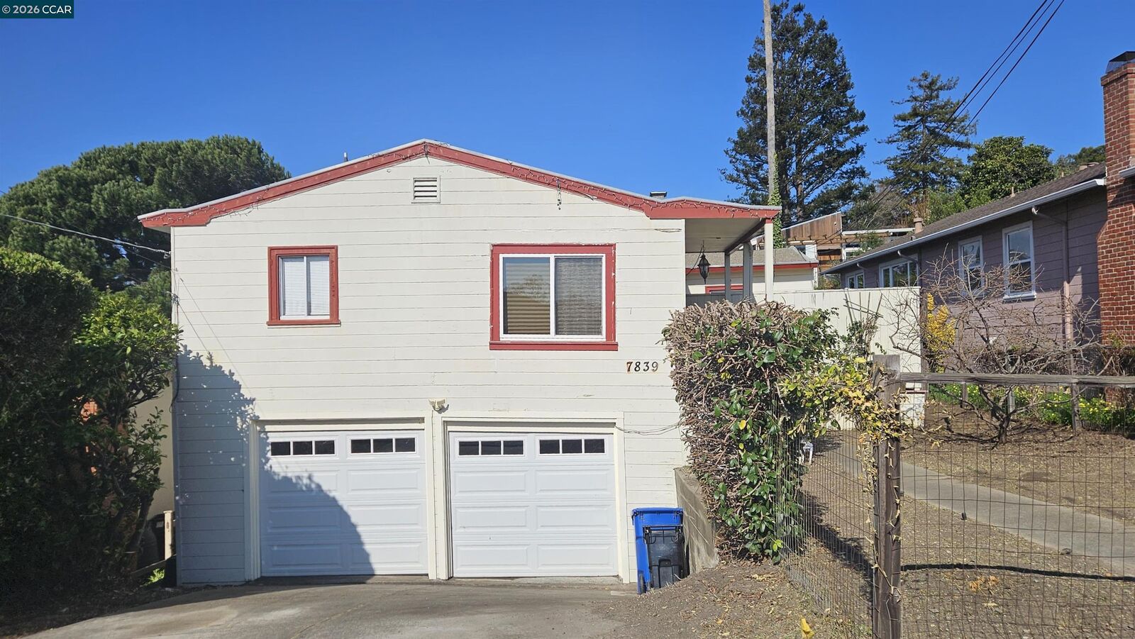 Property Photo:  7839 Eureka Ave  CA 94530 