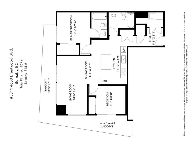 Property Photo:  4650 Brentwood Boulevard 3311  BC V5C 0M3 