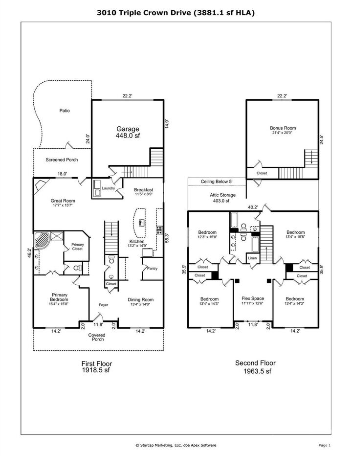 Property Photo:  3010 Triple Crown Drive  NC 28079 