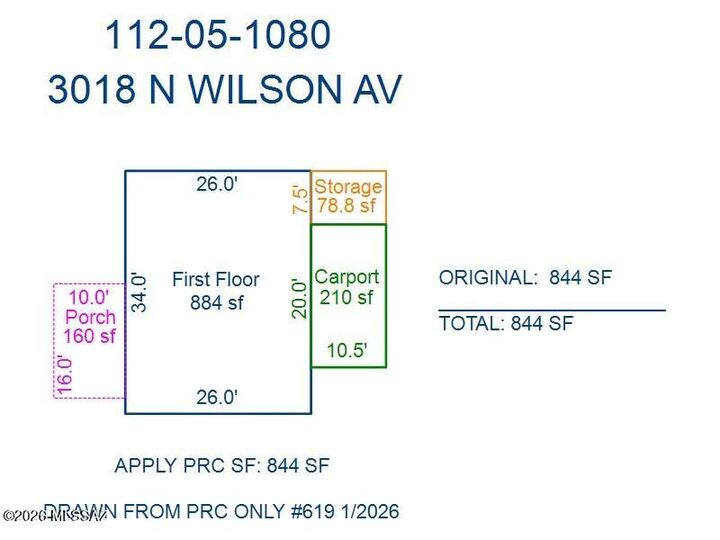 Property Photo:  3018 N Wilson Avenue  AZ 85719 