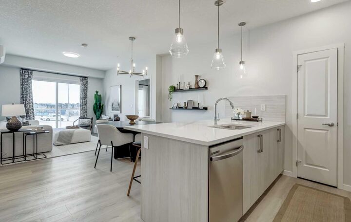Property Photo: 20295 Seton Way SE 2111 AB T3M 3Y9