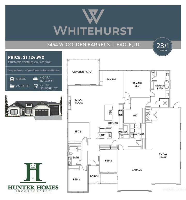 Property Photo:  3454 W Golden Barrel St.  ID 83616 